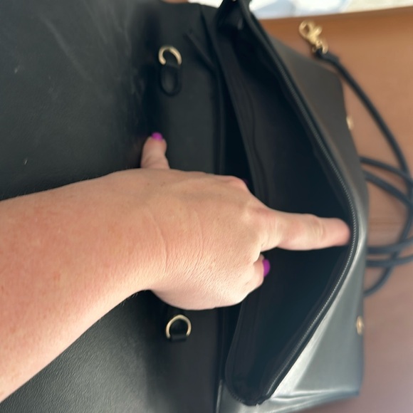 Aldo metallic leopard print clutch envelope handbag - Picture 10 of 10